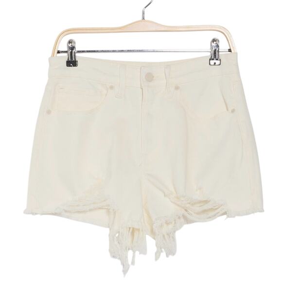 NWT Good American 90’s Denim Frayed Hem Shorts - Picture 1 of 7